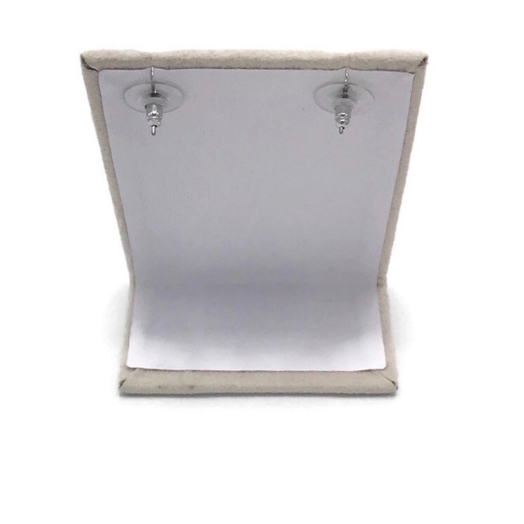 Bancroft Silver-Tone Dangle Abstract Earrings NWOT - Picture 4 of 6